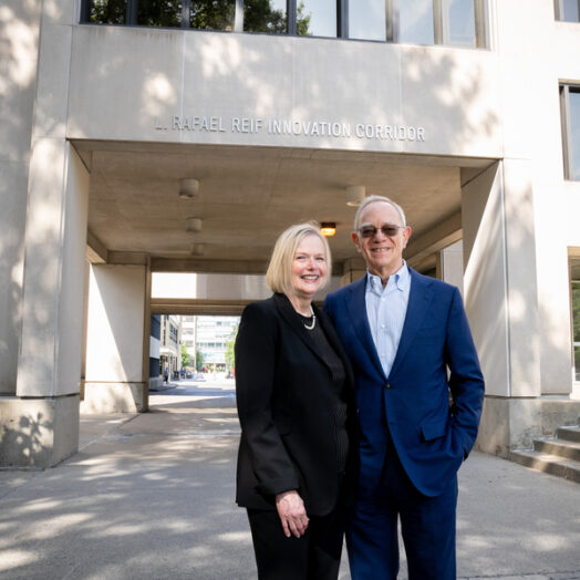 Christine and Rafael Reif