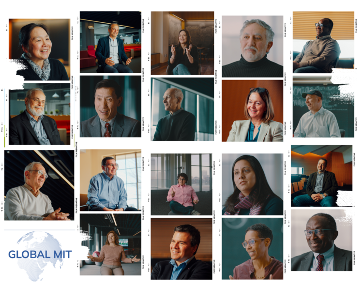 Collage of MIT faculty